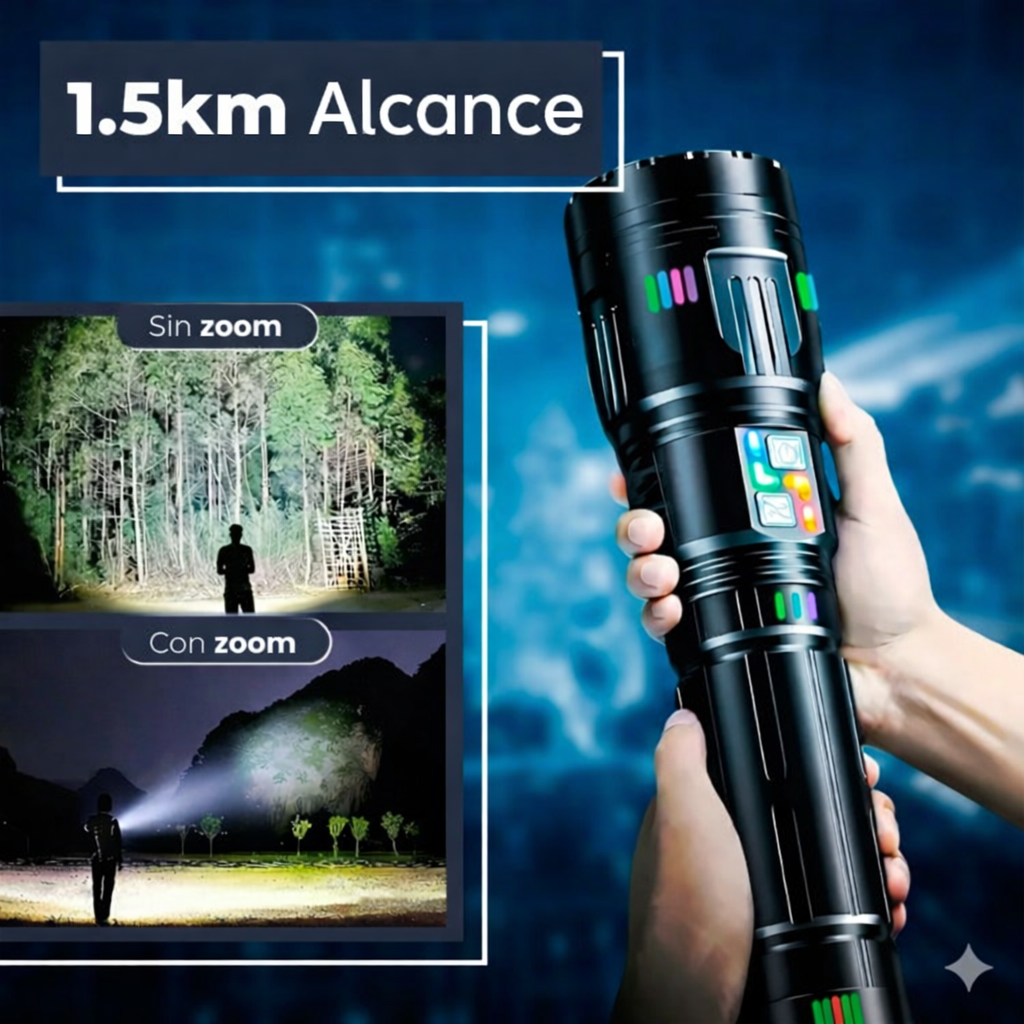 Titanium Pro Ultra Laser — ¡La linterna táctica más poderosa del mundo!