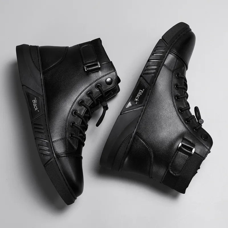 Botas Chukka Ortopédicas De Cuero Genuino